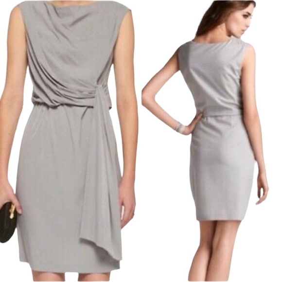 Diane Von Furstenberg DVF Gray Amara Sheath Dress - 4 - Picture 14 of 14